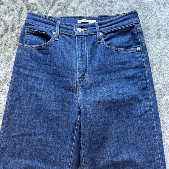 Levi's Mile High Cropped Wide Leg Jeans - Picture 3 of 10